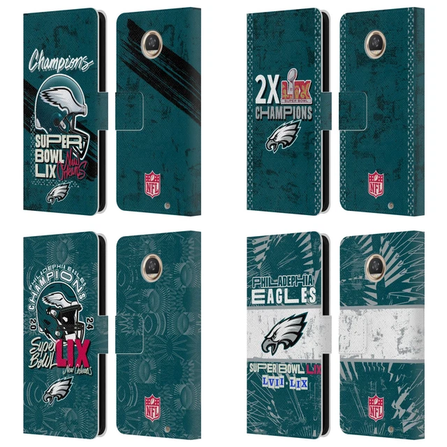 NFL 2025 SUPER Bowl Lix Champions Leather Book Wallet Case For Motorola