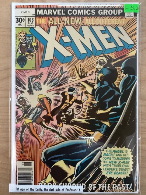 Marvel Comics - X-Men no.106 - 1977 - 1st App of the Entity