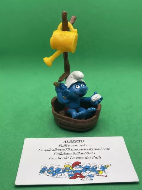 Puffi Smurfs Smurf Super Puffo Che Si Lava Smurf In Bath 40235