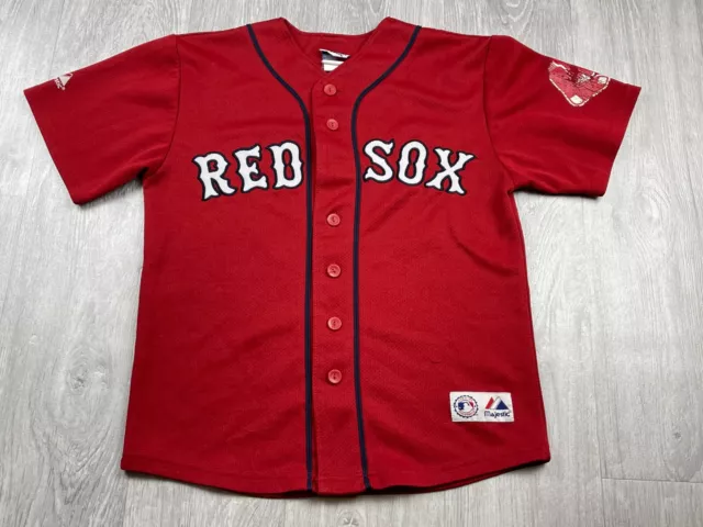 Youths Red Boston Red Sox Baseball Jersey by Majestic ORTIZ #24 Age 10-12 M