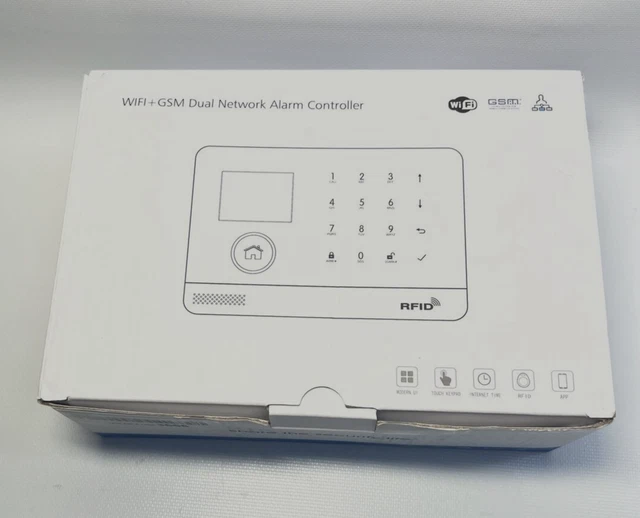 JC WIFI + GSM dual network alarm controller JCheng RFID security sensors D06