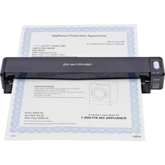 Fujitsu ScanSnap iX100 Scanner de documents mobile A4 600 x 600 dpi 10 pages /