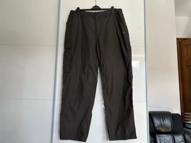 Craghoppers Grey Walking Hiking Cargo Pocket Trousers Pants Mens Size 38R