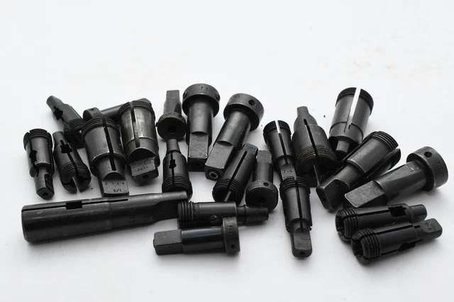 Large Lot of Scully-Jones & Others Tap Chuck Holder Collet Sleeves Machinist Too