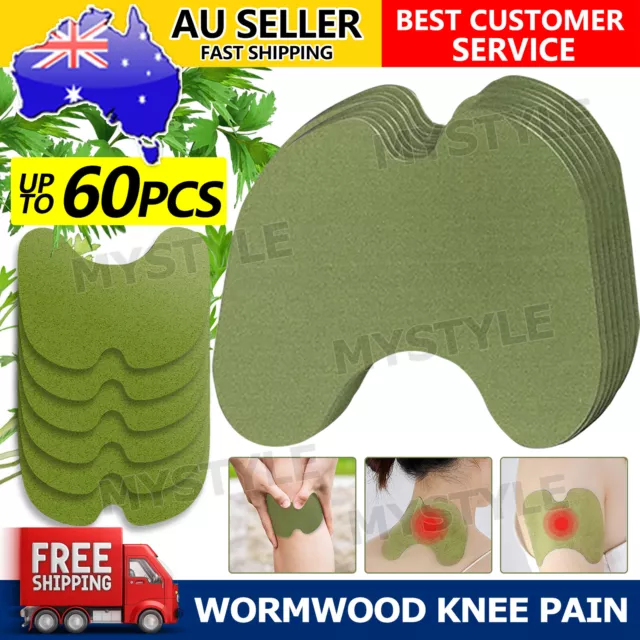 UP 60x Knee Plaster Sticker Wormwood Extract Knee Pain Joint Ache Relief Patches