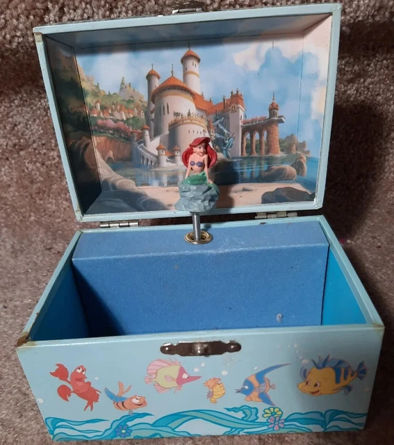 VINTAGE DISNEY MUSICAL Jewelry Box The Little Mermaid Ariel Schmid £