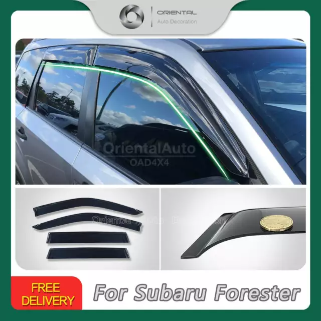 Premium Weathershields Weather Shield Visors for Subaru Forester 2008-2012