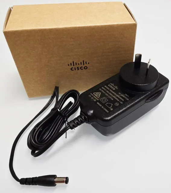 Cisco Meraki Power Supply Adapter AC 100-240V to DC 12V 2.5A 2A AU stock