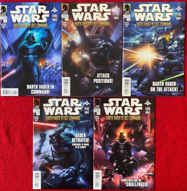 Star Wars - Darth Vader And The Lost Command  1 2 3 4 5 Set - Dark Horse  Comics