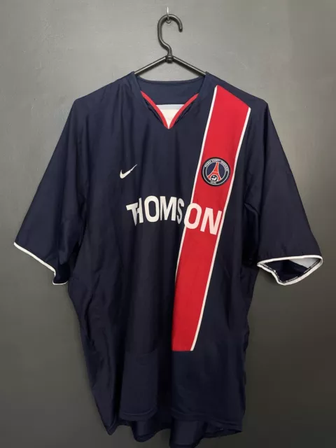 Paris Saint-Germain 2007-2008 home Digard Nike PSG France football shirt  jersey