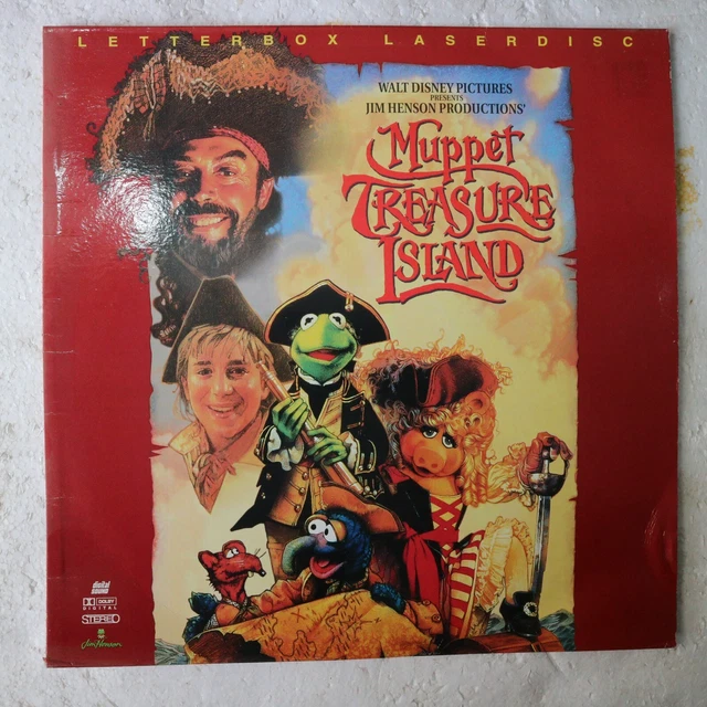 MUPPET TREASURE ISLAND Laser Disc LD Record World India2612 £105.06