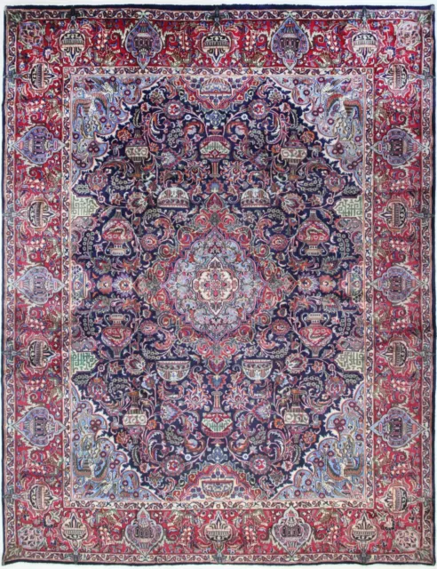 Original Alfombra Persa Kashmar 383 X 295CM N º 1941 Oriental Alfombra de Lana