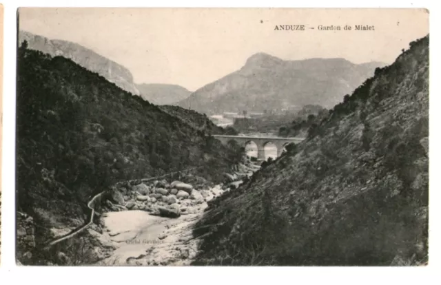 30-24 cpa Anduze - gardon de mialet