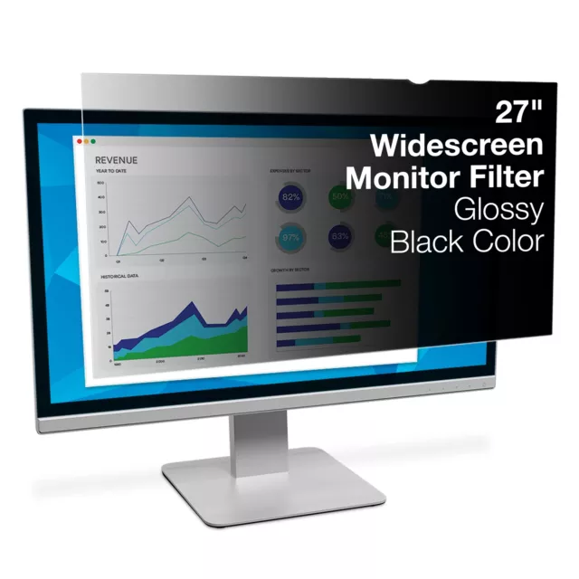 3M Privacy Filter. 27 inch privacy screen. Widescreen desktop LCD Monitor. Anti