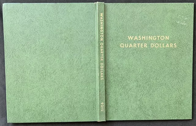 1958 Whitman Coin Folder Album Book #9215 For Washington Quarters