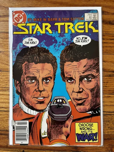 DC Comics Star Trek Vol. 3: 6 11 12 VF+ Newsstand Edition (DC Comics, 1984) 2