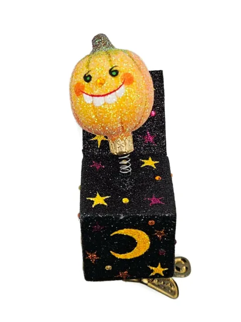 Patricia Breen Jolly Surprise Jack-O-Lantern Orange Pumpkin Halloween Ornament