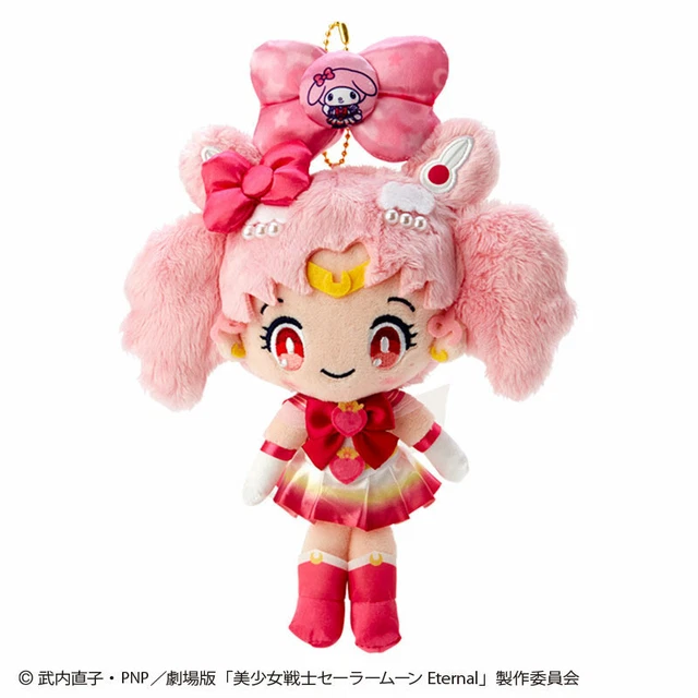SAILOR MOON ETERNAL x Sanrio Super Chibi Moon Mascot Holder Plush Doll ...