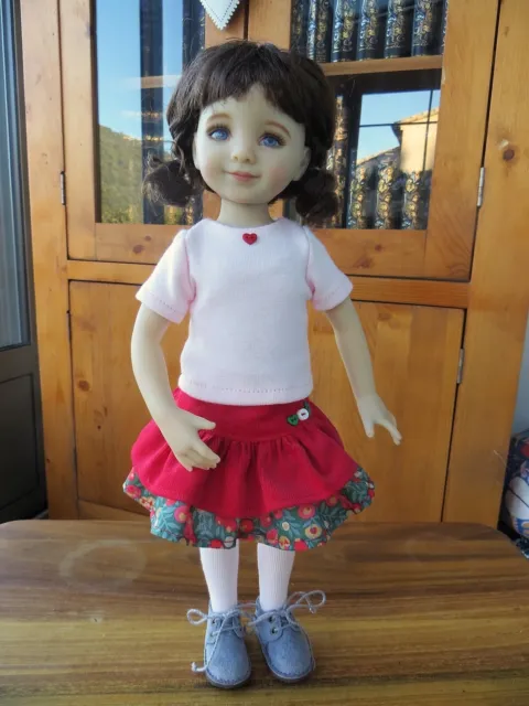 Tenue de St Valentin pour poupée Little Darling 33 cm (vêtement seul)