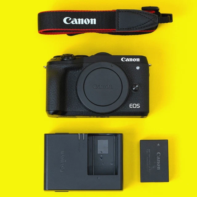 Canon EOS M6 Mark II 32.5MP Mirrorless Digital Camera Body (BLACK) (NEAR MINT)