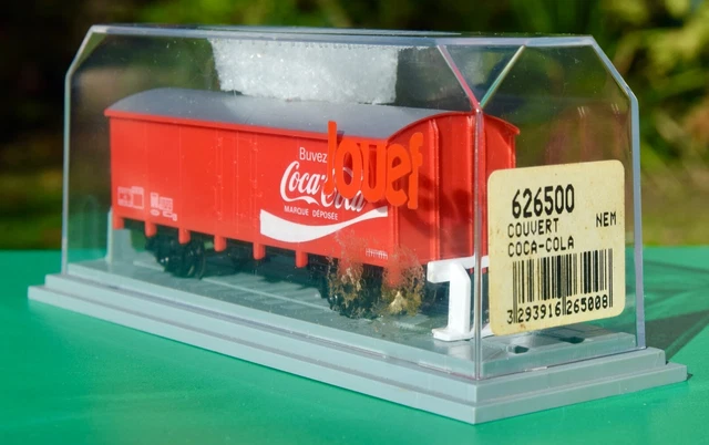 JOUEF 6265 WAGON Couvert A Essieux Publicitaire Coca Cola EUR 15,00 - FR