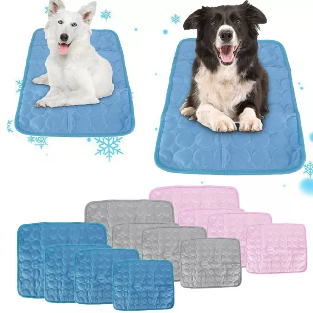 Pet Cooling Mat Cool Gel Pad Comfortable Cushion Bed for Summer Dog Cat Puppy