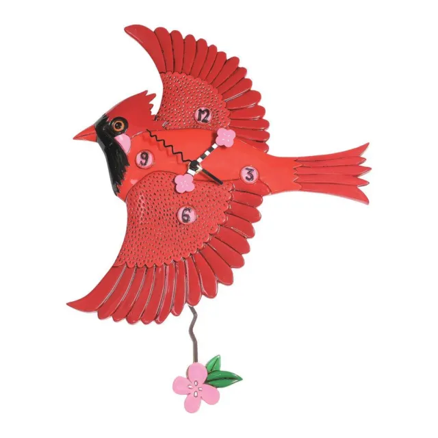 Allen Designs: Cardinal's Song Wall Clock 6012449