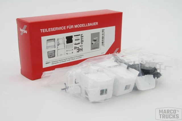 Kit Montaggio Herpa 1:87 EM1302 – 2 Cabine Scania Hauber – Modellismo Ferroviario