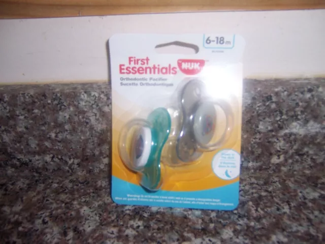 Nuk  first essentials pacifier   blue 6-18 months