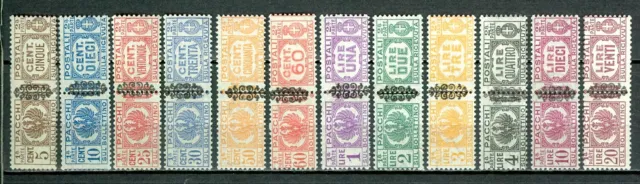 Italie, timbres pour colis postaux N° 34 à 45 neufs ***, TB