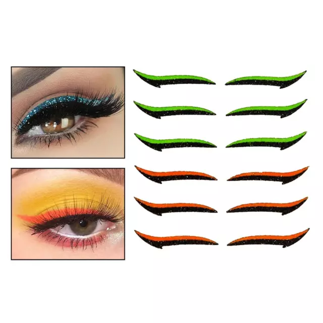 Nützliche wiederverwendbare Eyeliner Aufkleber Doppelte Augenlidlinie Make up