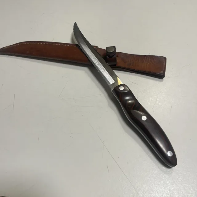 CUTCO 1063 VINTAGE 1960-1971 Hunting Fishing Serrated Blade Knife