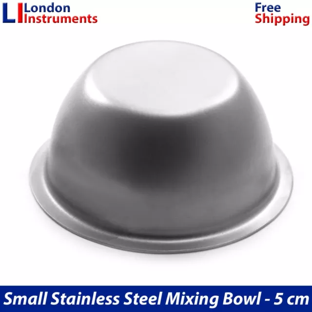 Set of 3 Dental Surgical Implant Bone Mixing Cup Utility Stainless Steel Bowl CE 3