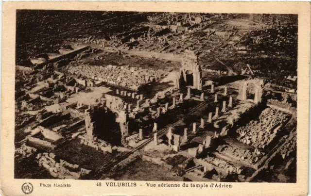CPA AK MAROC VOLUBILIS - Vue aerienne du temple d'Adrien (219579)