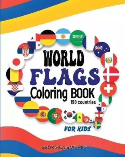 Yunaizar88 World Flags Coloring Book for Kids (Taschenbuch) (US IMPORT)