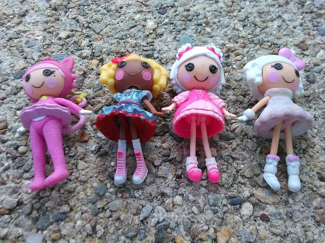 MGA Lalaloopsy Mini Dolls Figure 3" wiggle  (4)