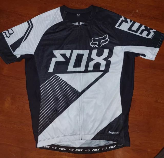 Men's Fox Livewire Full Length Zip Up Cycling Top/Race Jersey Size; Medium