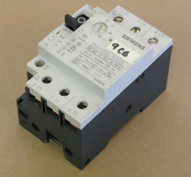 Siemens Manual Motor Starter 3Vu1300-1Mf00