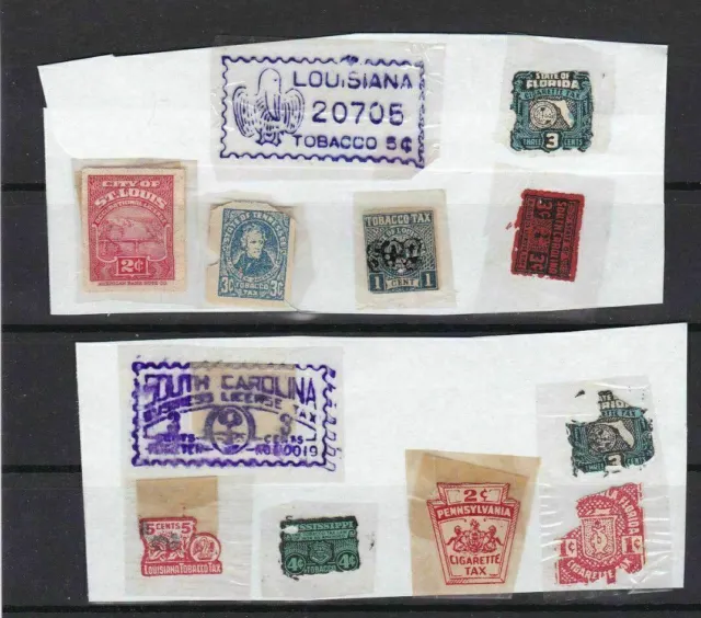 United States Cigarette Tax Stamp  Minitures  Ref 4105