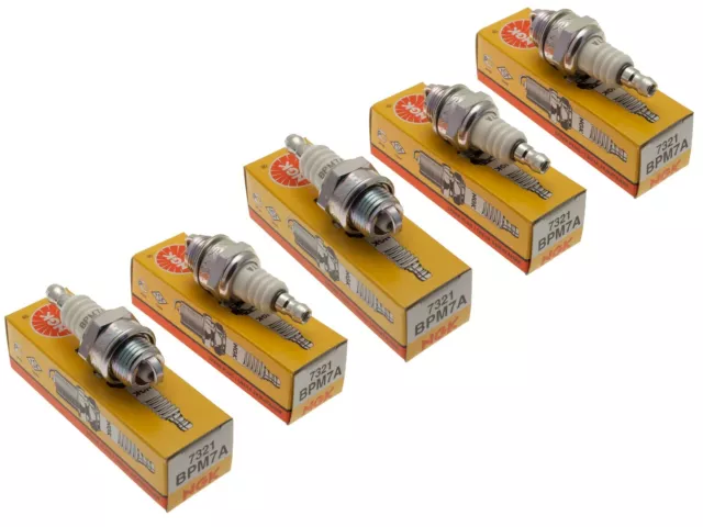 NGK BPM7A Spark Plugs - Pack of 5