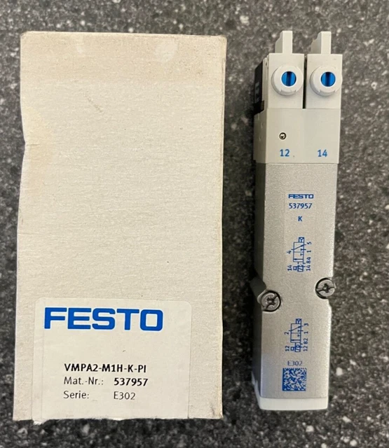 1PCS TOUT NEUF FESTO VMPA2 M1H K PI 537957 Solénoïde Valve EUR 98,48