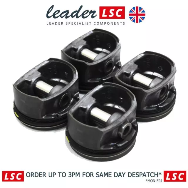 4x Pistons with Rings Vauxhall Corsa D 2007 to 14 New 55588065 Original NEW 1.4