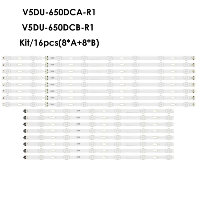 Kit de tiras de LED para UE65MU6195U UE65MU6199U UE65MU6200K UE65MU6200W UE65MU6202K