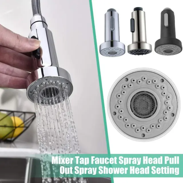 Kitchen Mixer Tap Faucet Spray Head Pull Out Spray Setting Shower Head J8S6