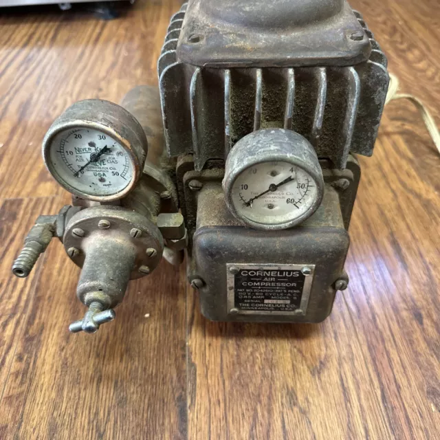 Vintage Cornelius Air Compressor Model B Tested And Works