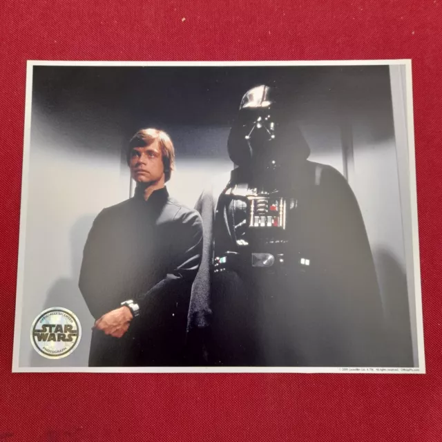 Star Wars Mark Hamill Luke Skywalker Darth Vader ROTJ Official Pix 10 X 8 Photo