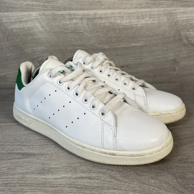 VINTAGE ADIDAS ANTELOPE Lace Up Leather Trainers White  display picture 3