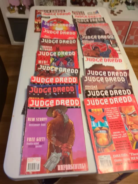 JUDGE DREDD THE MEGAZINE VOLUME 2 Bundle of 20 Issues Between 29-53