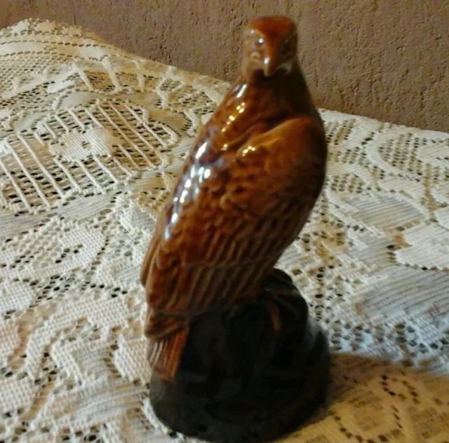 Beswick miniature flask  Golden Eagle. (EMPTY)