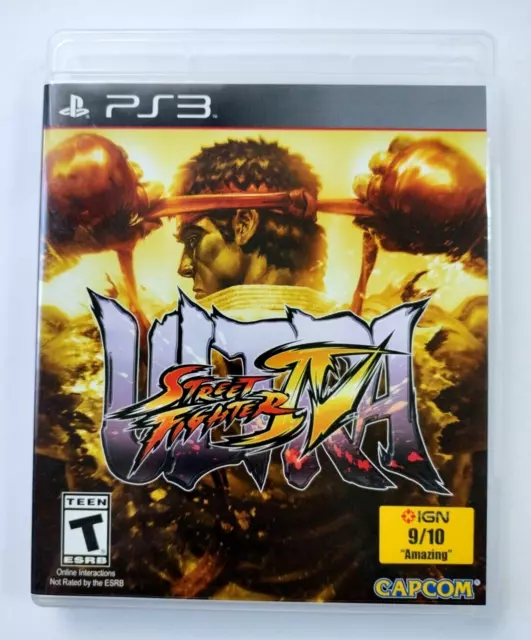 Estuche auténtico de repuesto SOLAMENTE - Ultra Street Fighter IV PlayStation 3 PS3